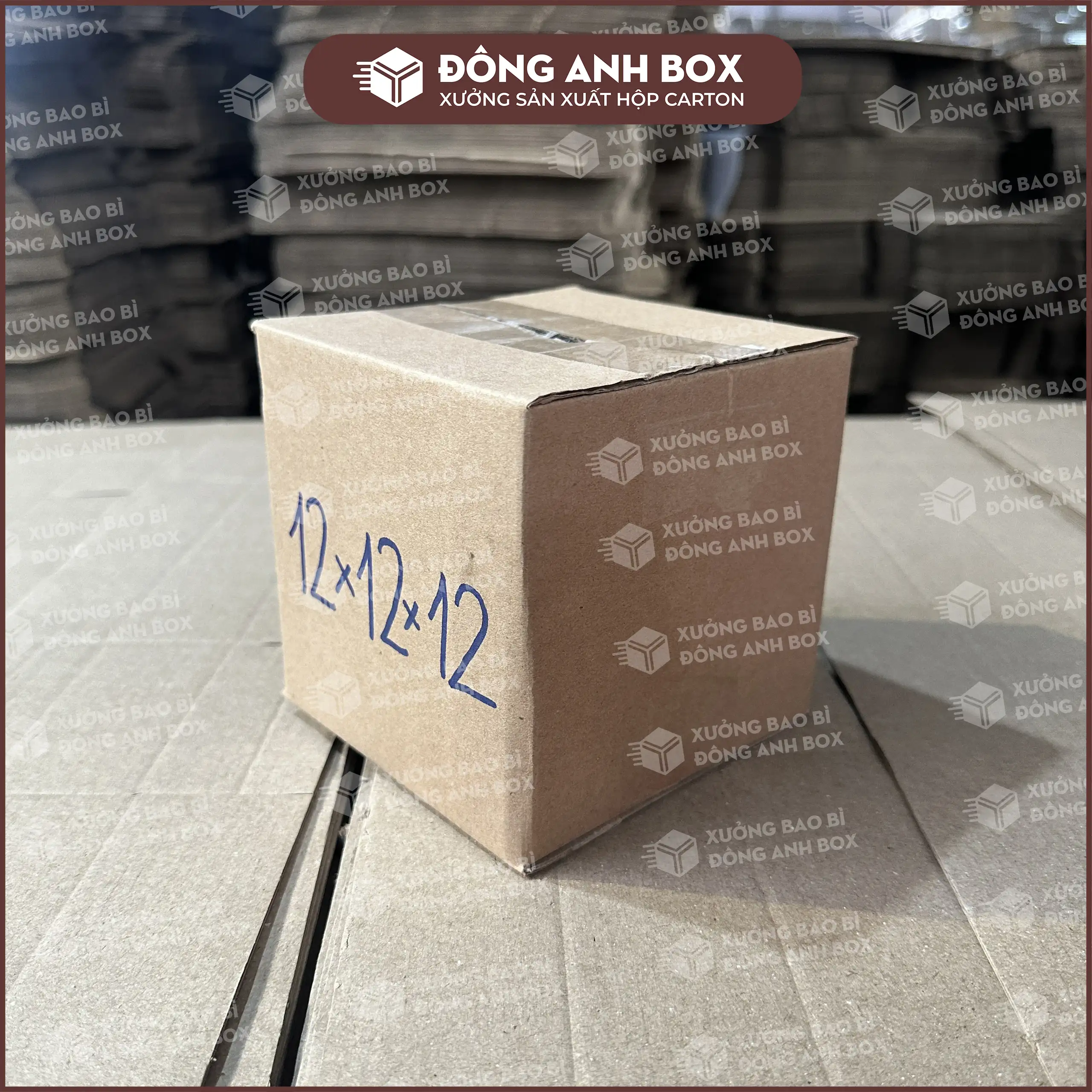 Hộp Carton 12x12x12