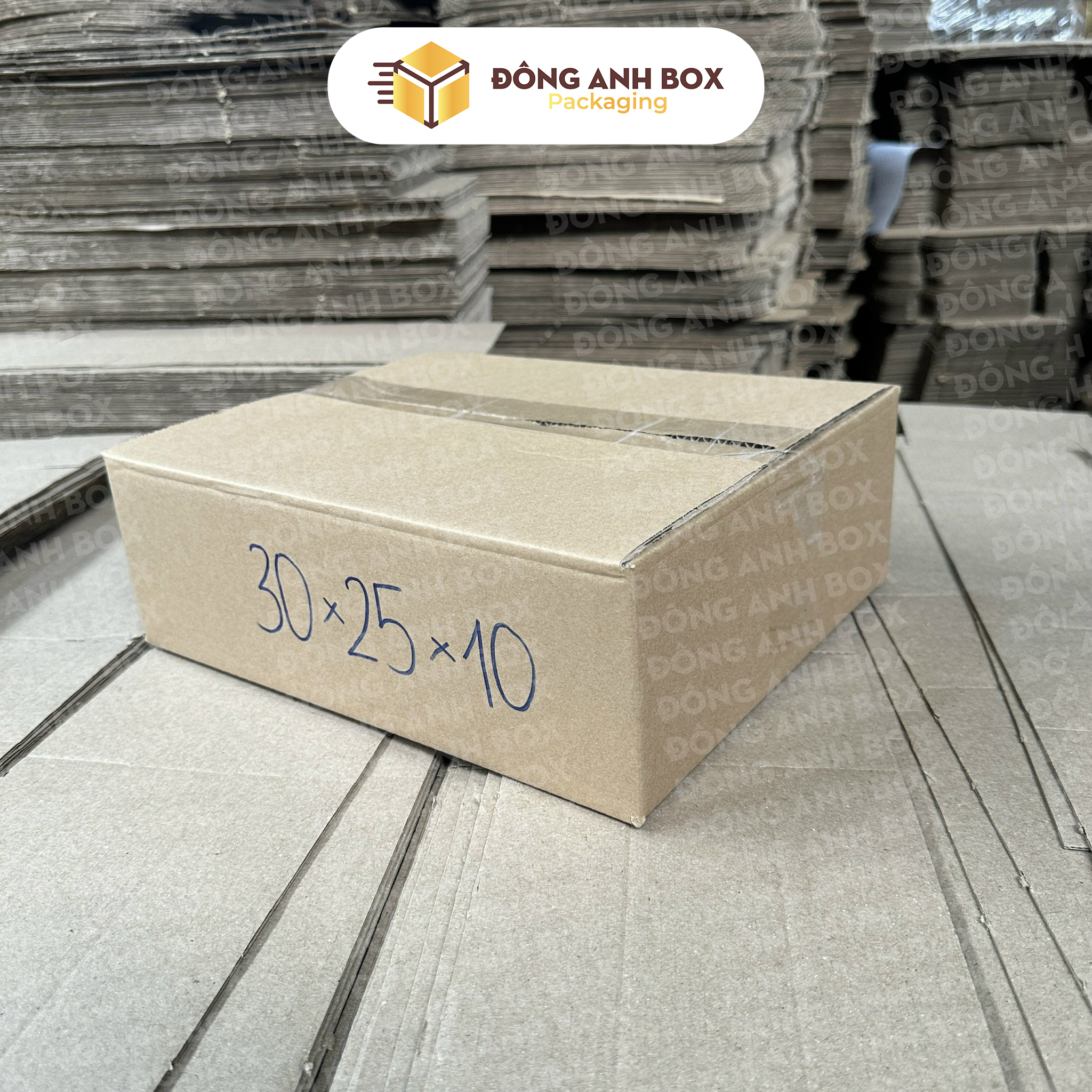 Hộp Carton Ship COD Size 30x25x10cm