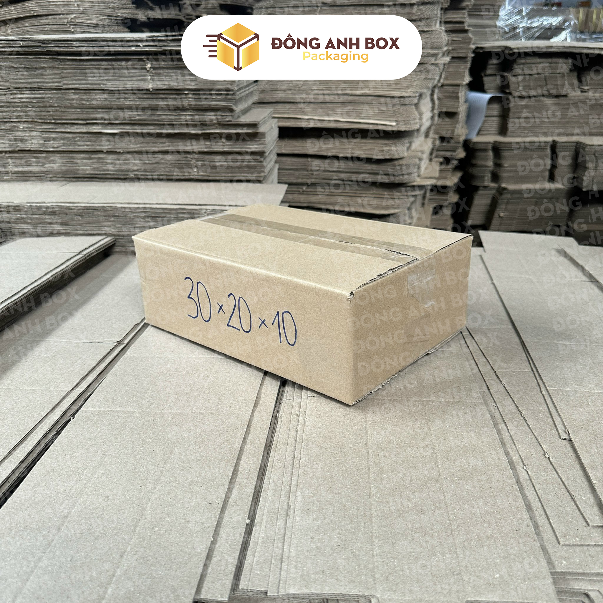 Hộp Carton Ship COD Size 30x20x10cm