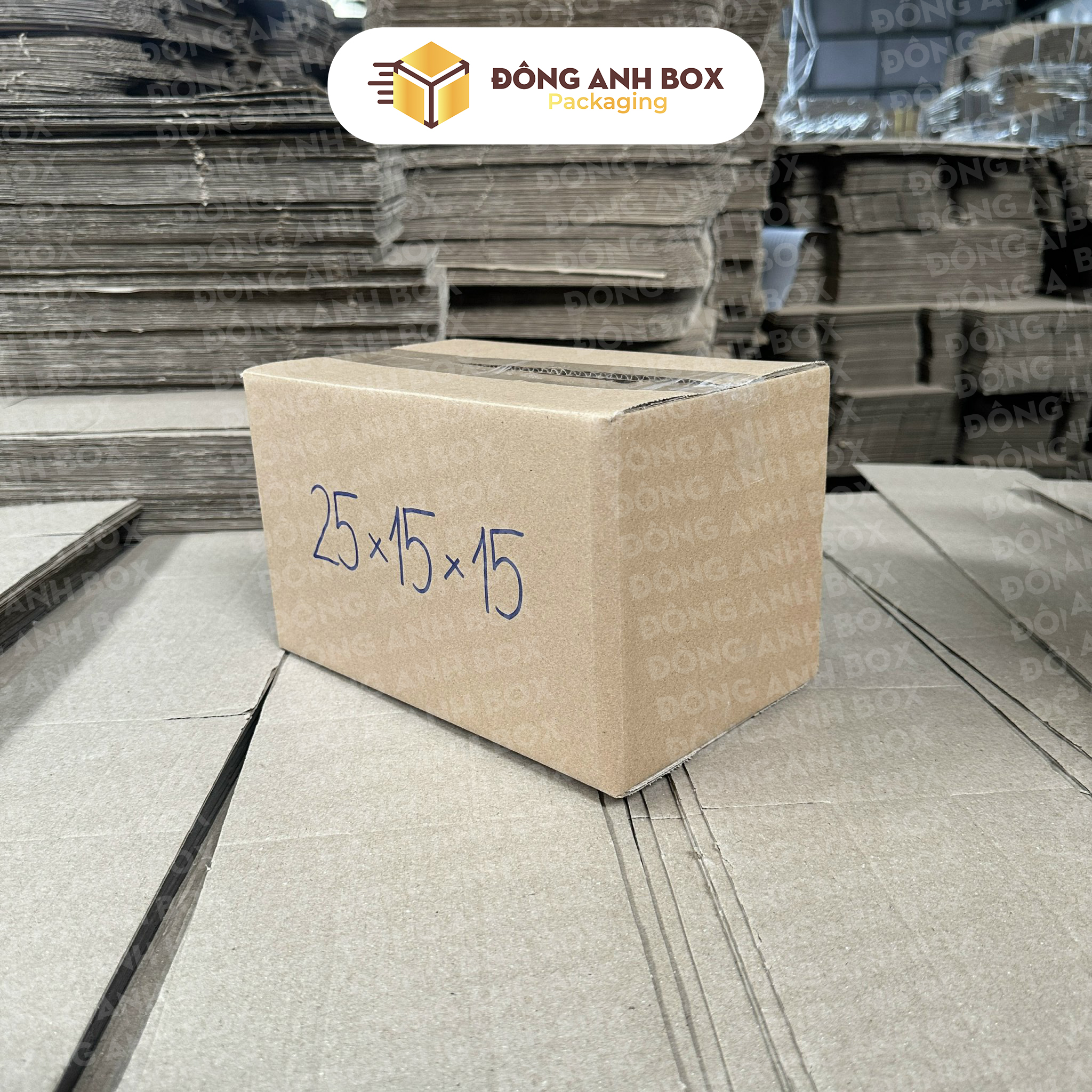 Hộp Carton Ship COD Size 25x15x15cm