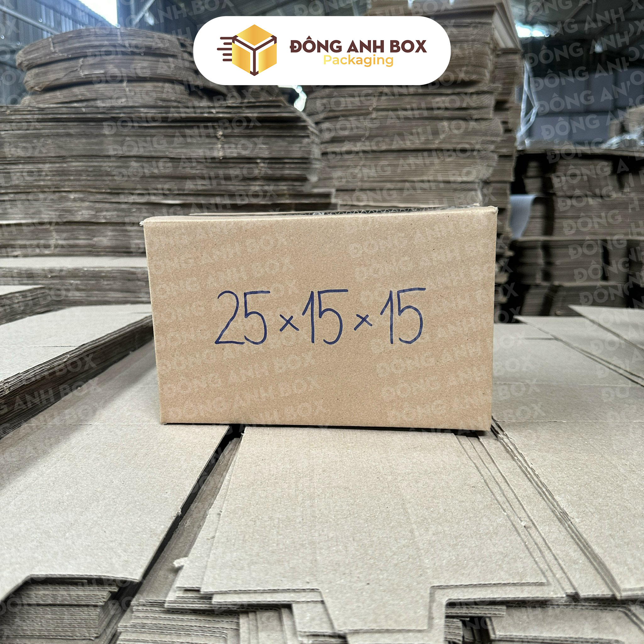 Hộp Carton Ship COD Size 25x15x15cm - Ảnh 2