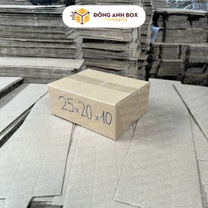 Hộp Carton Ship COD Size 25x20x10cm