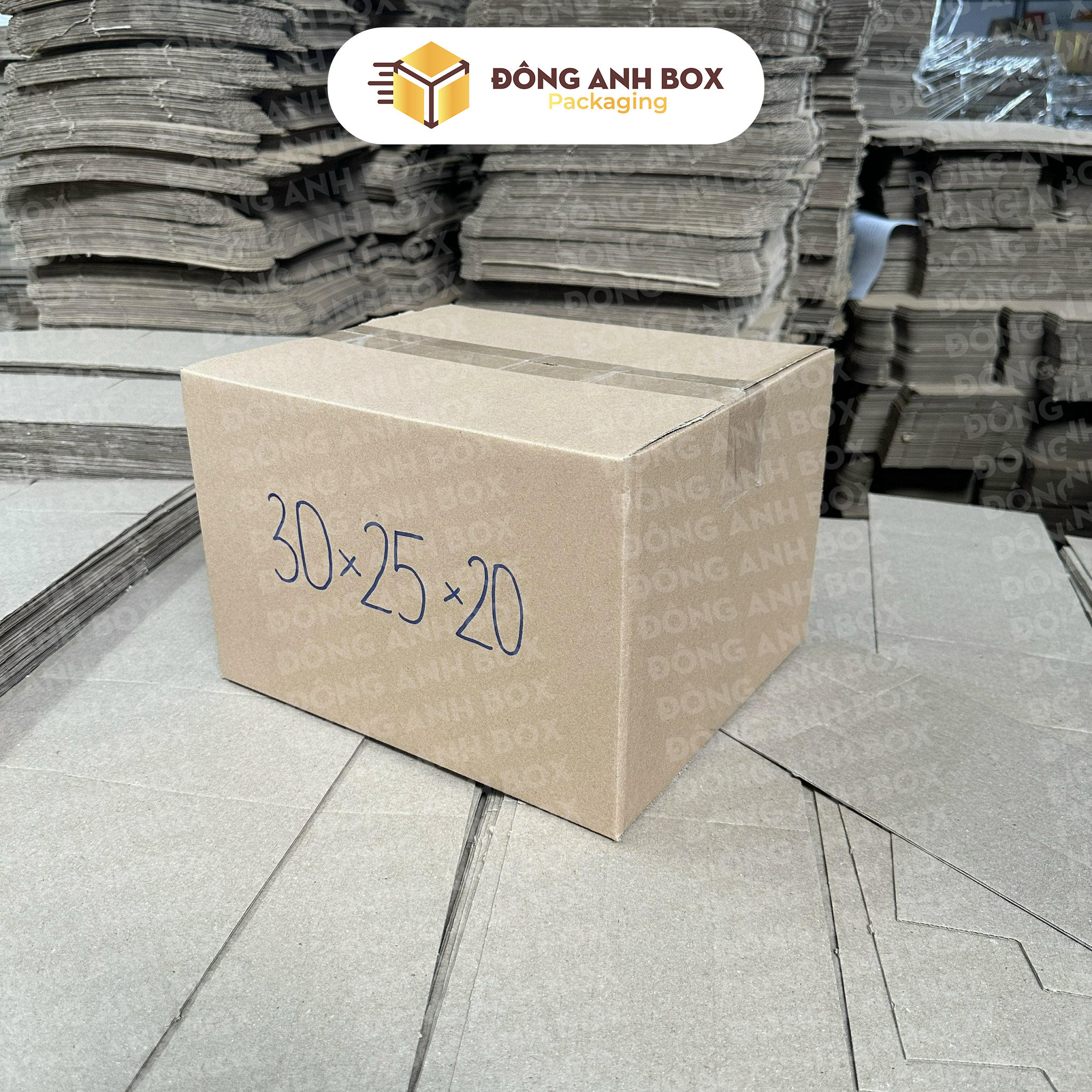 Hộp Carton Ship COD Size 30x25x20cm