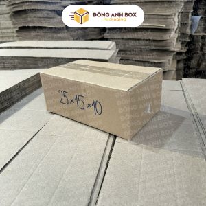 Hộp Carton Ship COD Size 25x15x10cm