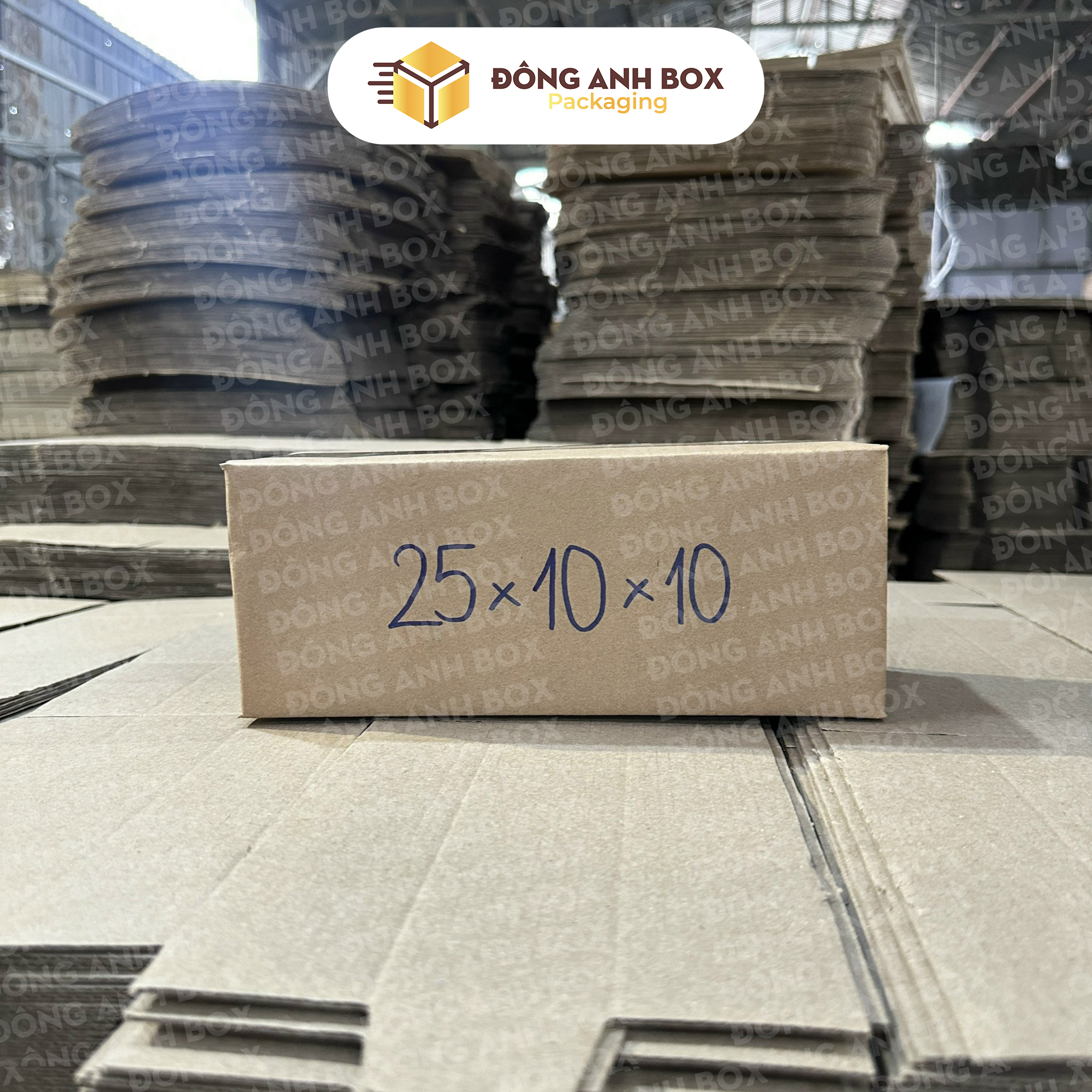 Hộp Carton Ship COD Size 25x10x10cm