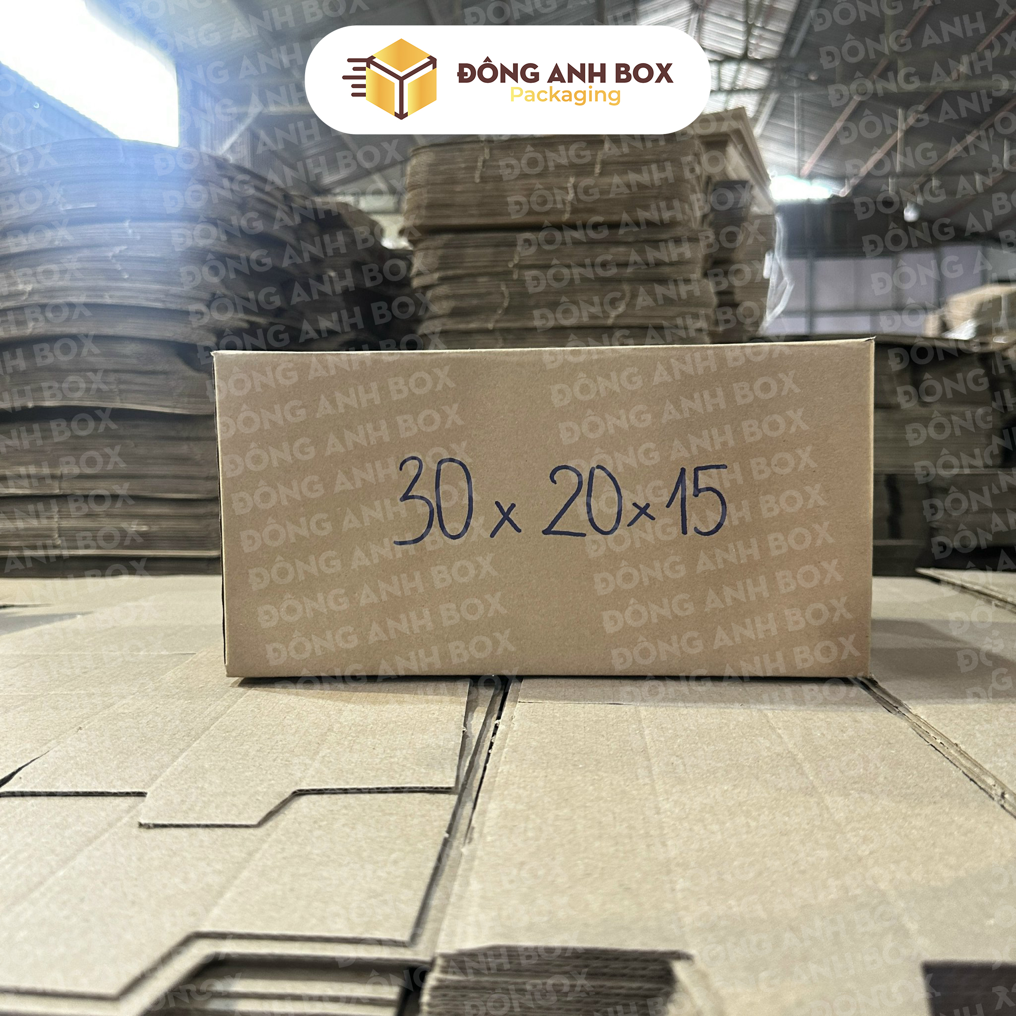 Hộp Carton Ship COD Size 30x20x15cm - Ảnh 2