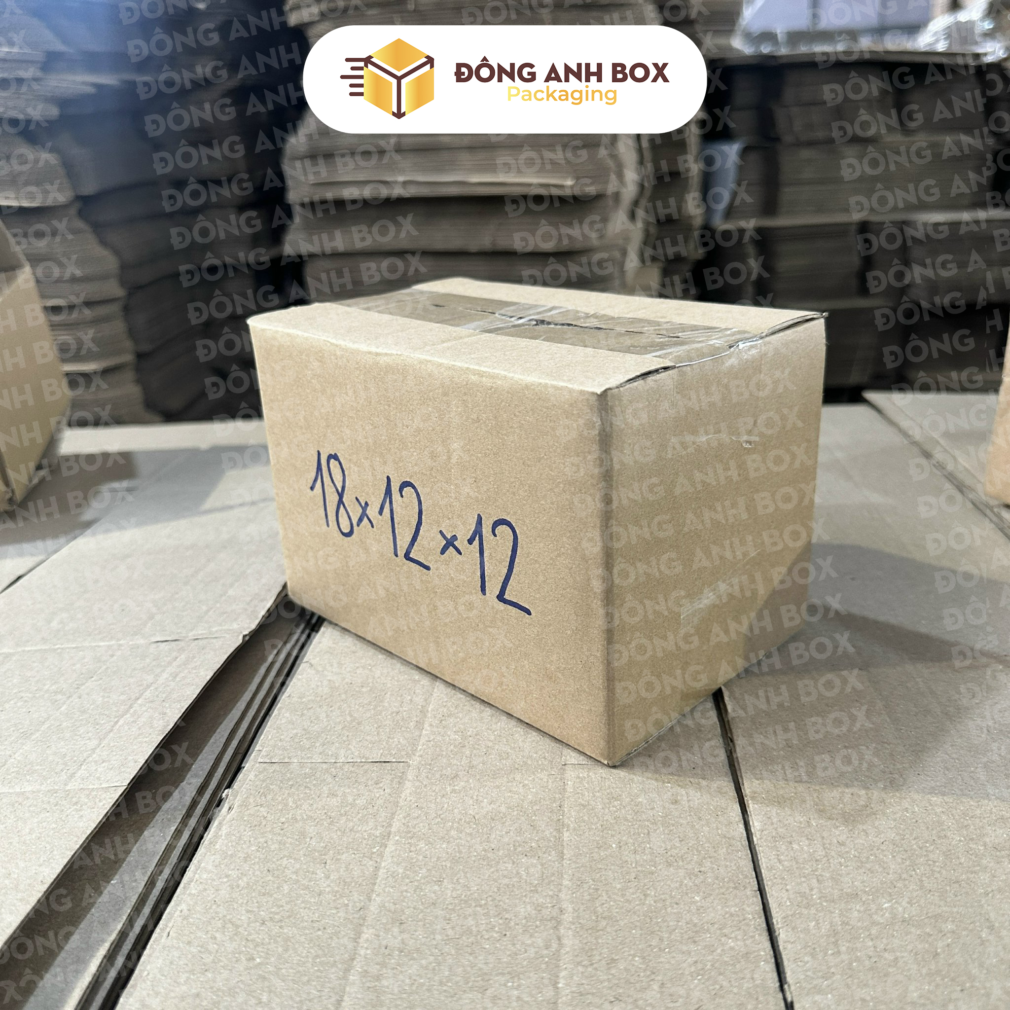 Hộp Carton Ship COD Size 18x12x12cm