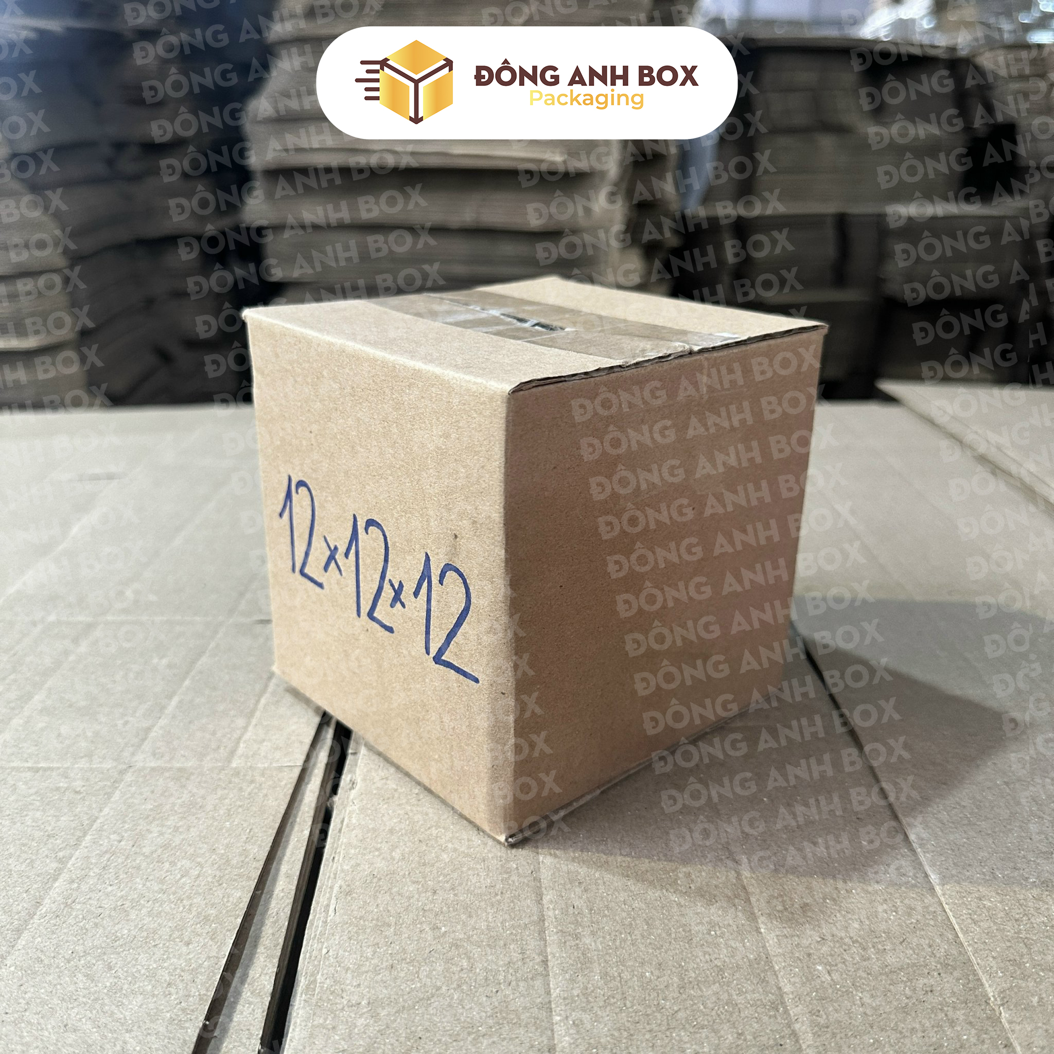 Hộp Carton Ship COD Size 12x12x12cm