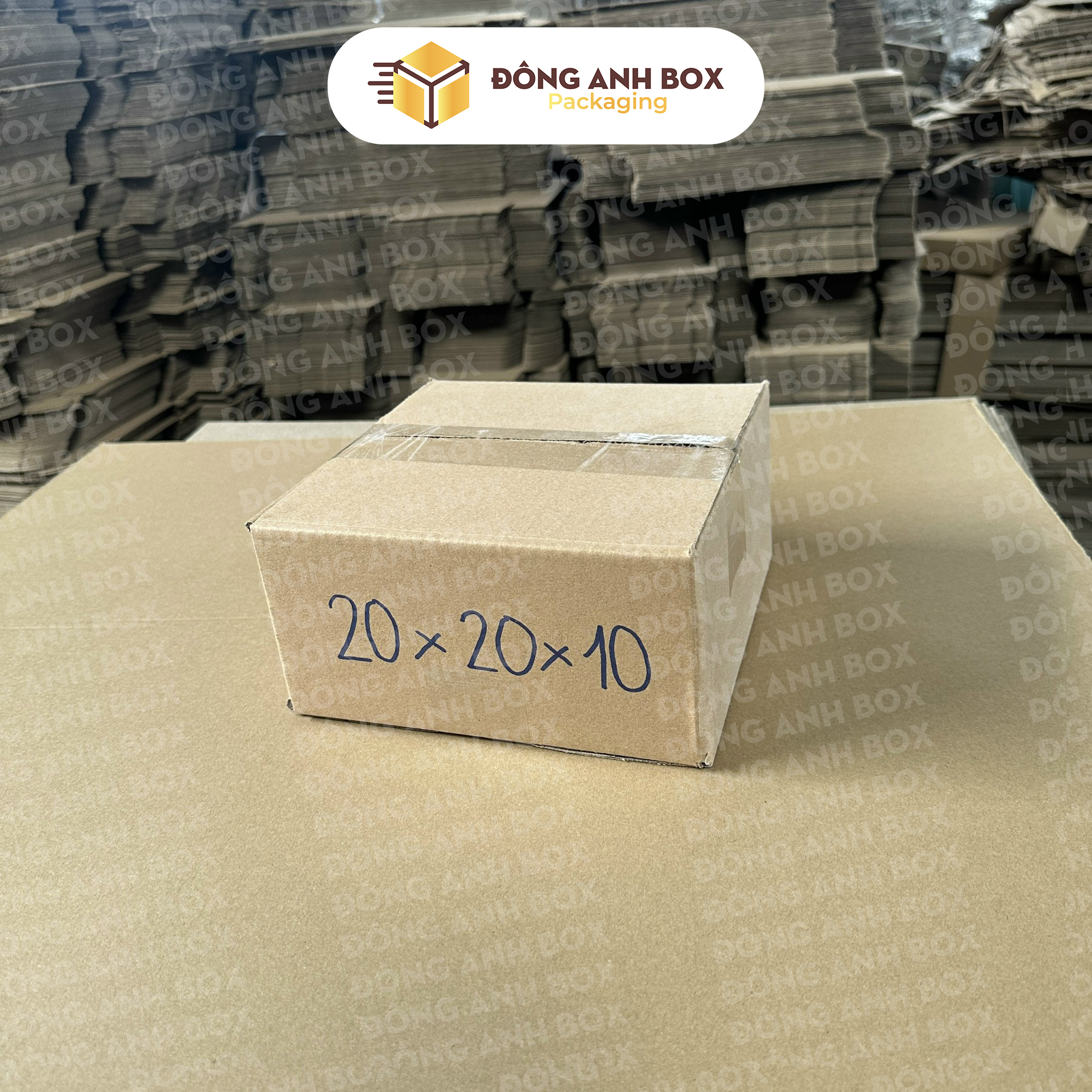 Hộp Carton Ship COD Size 20x20x10cm