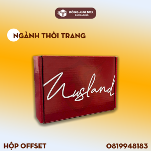 Hộp Offset 3 lớp D250 bồi sóng ngành thời trang, phụ kiện