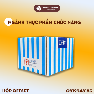 Hộp Offset 5 lớp D300 bồi sóng đựng thực phẩm chức năng